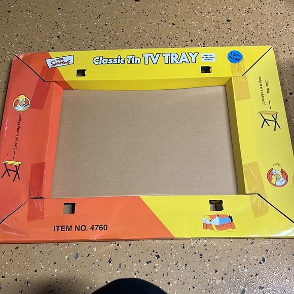 Brand New Homer Simpson Classic Tin Tray Table - Picture 5 of 6